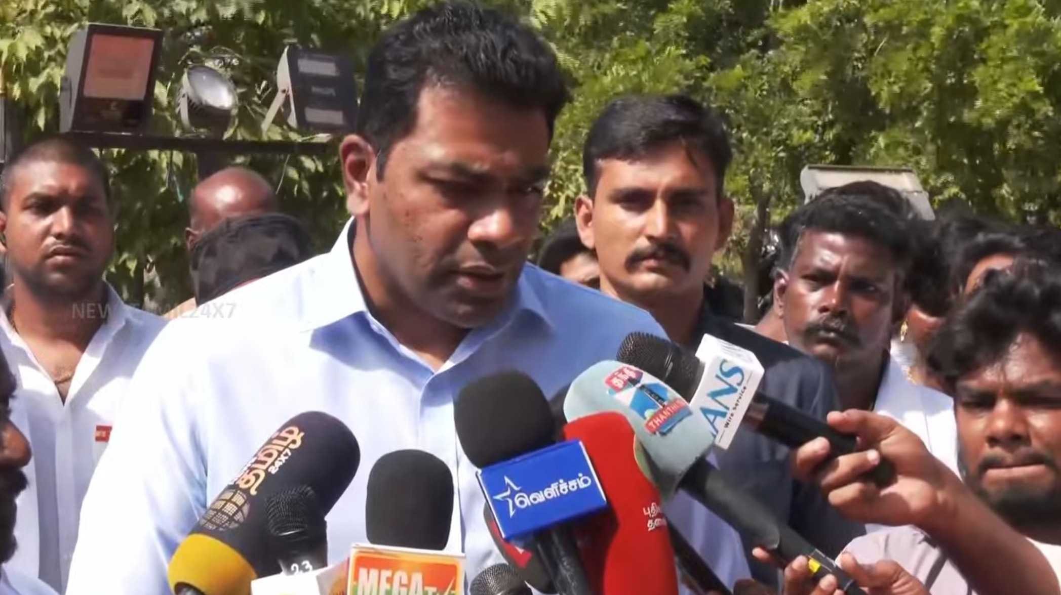 திமுக அடித்தால் நாங்கள் பேசக் கூடாதா? - கொந்தளித்த ஆதவ் அர்ஜூனா