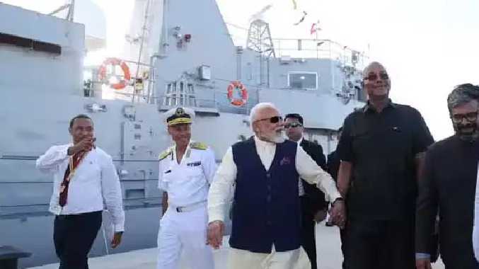 இந்தியாவில் உருவாக்கப்பட்ட அதிநவீன ரோந்து கப்பல்