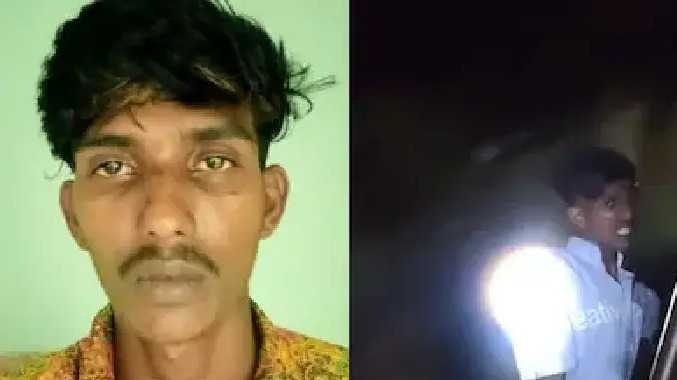 ஓடும் ரயிலில் தொங்கி கொண்டே தப்பிக்க முயற்சி
