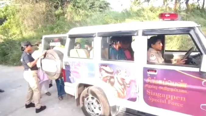 பள்ளிக்கு வராத 3 வடமாநில சிறுமிகள் மீட்ட போலீசார்