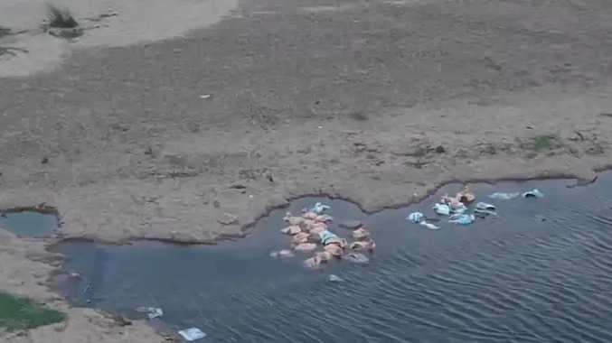 மணல் திருட்டை தடுக்க ட்ரோன் கேமரா மூலம் கண்காணிப்பு