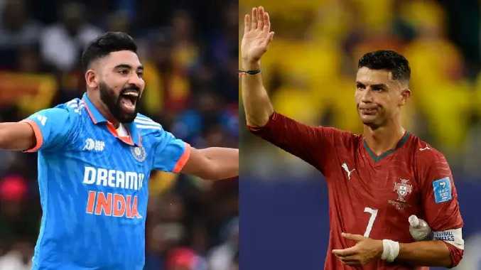 கிறிஸ்டியானோ ரொனால்டோ  பற்றி முகமது சிராஜ் உருக்கம்