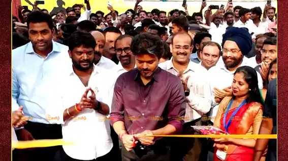 முதல்வர் விஜய் பெரம்பூர் தொகுதியில் எம்எல்ஏ அலுவலகம் திறப்பு