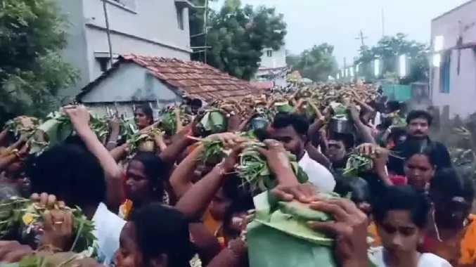 மாசாணி அம்மன் கோவில் பால்குட உற்சவம்