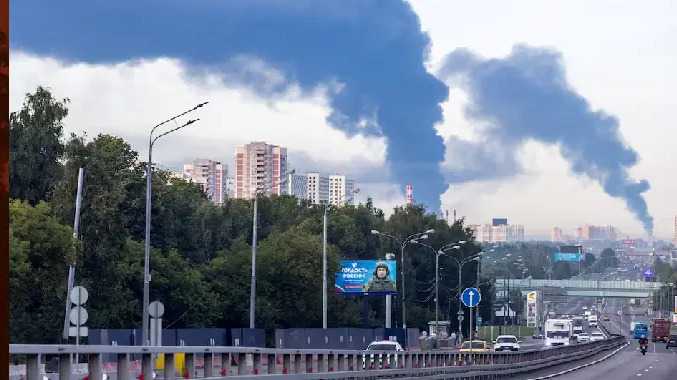 மாஸ்கோவில் உக்ரைன் டிரோன் தாக்குதல்