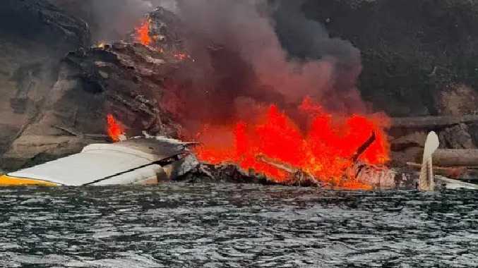 சுசியா தீவு அருகே கென்மோர் ஏர் விமானம் விபத்து