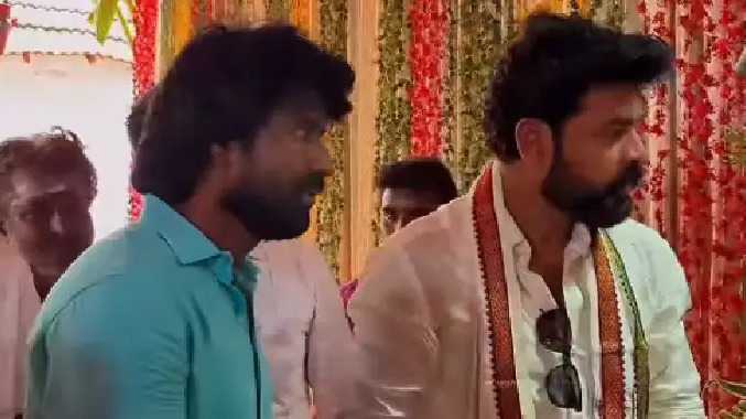 நடிகர் சூரியின் சொந்த ஊரில் கோயில் திருவிழா