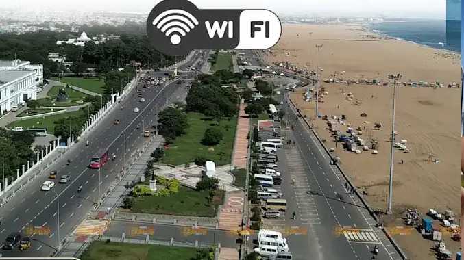 மெரினாவில் இலவச WiFi