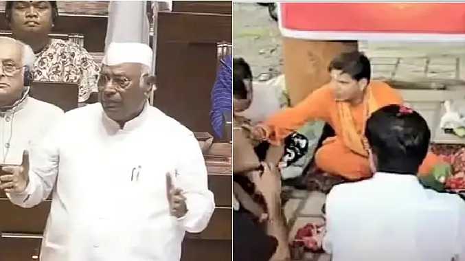 தான் பேசிய பின் மேடையை சுத்தம் செய்வதா?