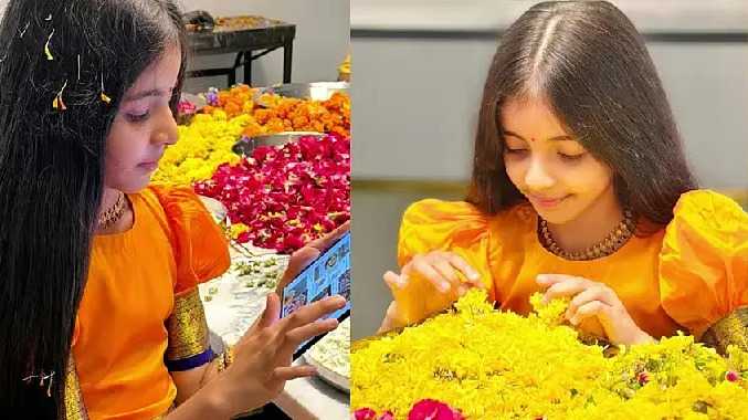 நடிகை அசின் மகளின் புகைப்படங்கள் இணையத்தில் வைரல்