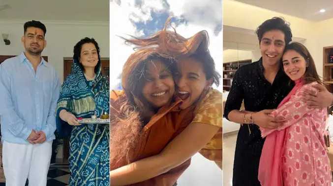 பாலிவுட் பிரபலங்களின் ரக்ஷா பந்தன் கொண்டாட்டம்