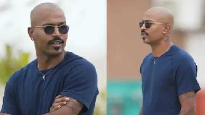 புதிய லுக்கில் ஹர்திக் பாண்டியா