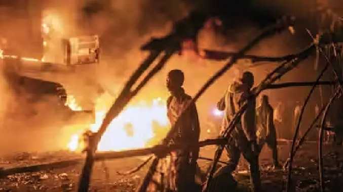 காங்கோவில் திருமண நிகழ்ச்சியில் தீவிபத்து
