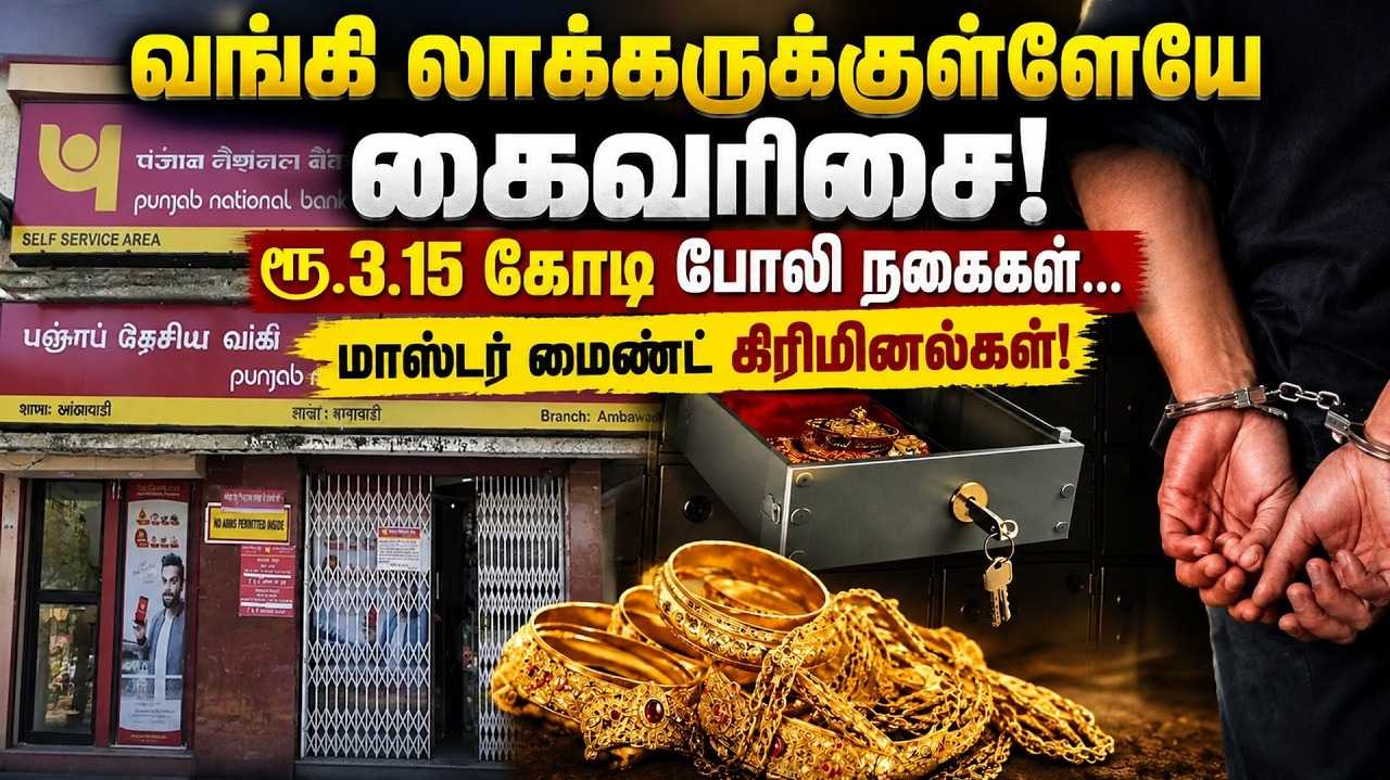 வங்கி லாக்கருக்குள்ளேயே கைவரிசை, ரூ.3.15 கோடி போலி நகை