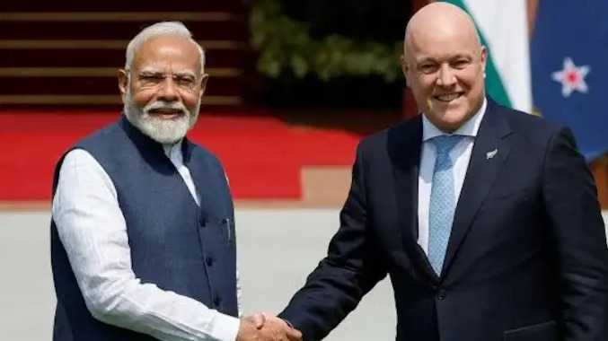 இந்தியா - நியூசிலாந்து இடையே தடையற்ற வர்த்தக ஒப்பந்தம்