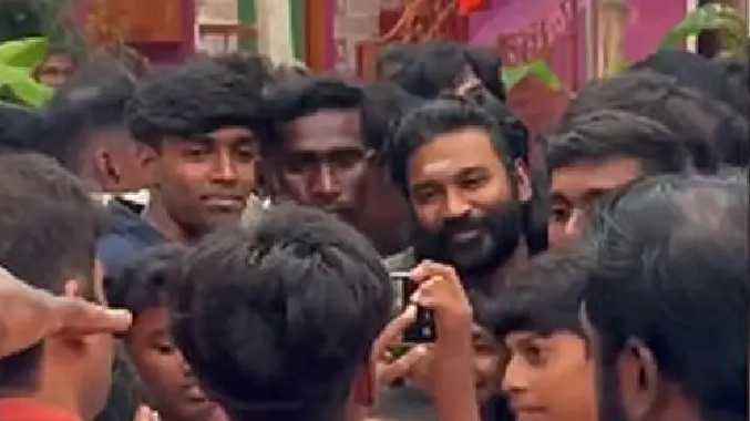 சங்கராபுரம் கோவிலில் நடிகர் தனுஷ் சாமி தரிசனம்