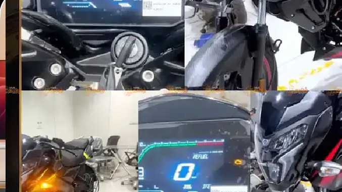 பஜாஜ் நிறுவனத்தின்   Pulsar NS125 மாடலின்  புகைப்படங்களை வெளியிட்டுள்ளது
