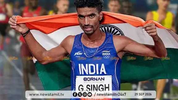 ஆசிய விளையாட்டின் தடகளப் போட்டியில் இந்தியாவுக்கு வெள்ளிப் பதக்கம்