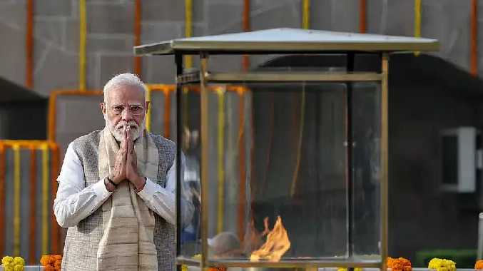 157வது காந்தி ஜெயந்தியை ஒட்டி நினைவிடத்தில் மரியாதை