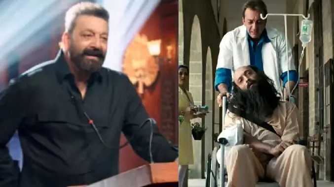 நடிகர் சஞ்சய் தத்தின் மேடை பேச்சால் சர்ச்சை