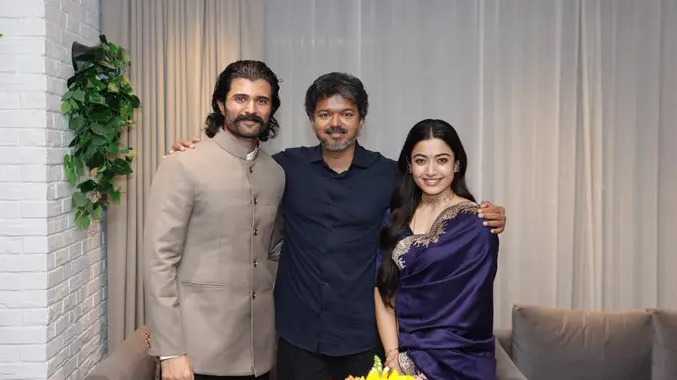 முதல்வர் விஜய்யை சந்தித்த விஜய் தேவரகொண்டா, ராஷ்மிகா