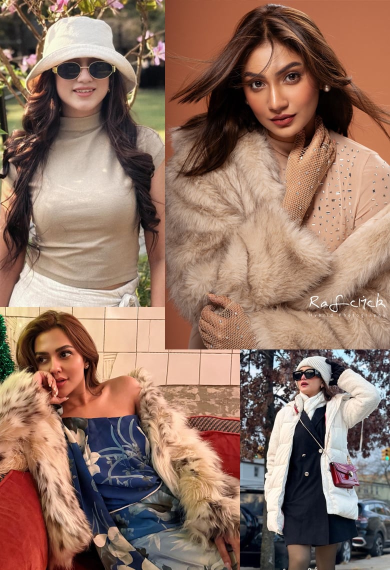 শহরে শীতের উষ্ণতা ছড়াচ্ছেন যেসব তারকা