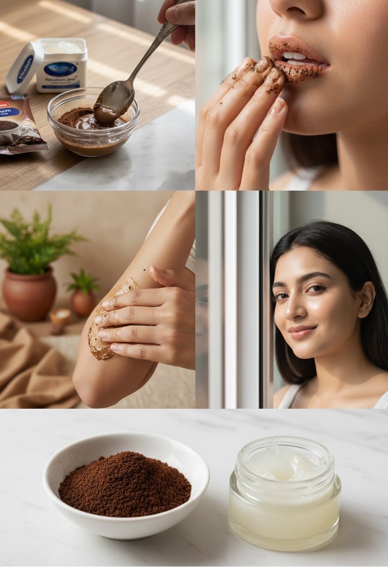 কফির সঙ্গে পেট্রোলিয়াম জেলি: ত্বকের যত্নে নতুন ট্রেন্ড