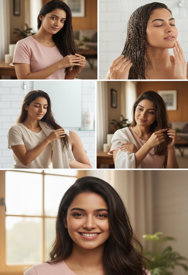 শুষ্ক হাওয়ায় ঝলমলে চুল পেতে চাইলে শুধু শ্যাম্পু নয়, বরঞ্চ আগে ও পরে প্রয়োজন সঠিক রুটিন