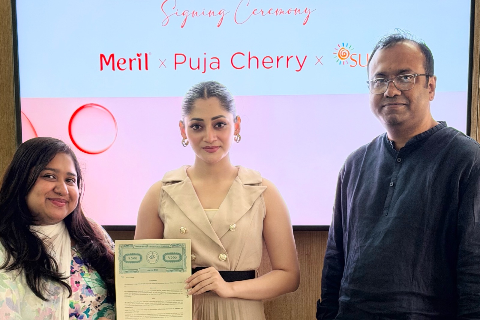 মেরিলের সঙ্গে যুক্ত হলেন পূজা চেরী