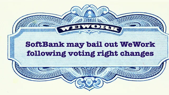 SoftBank may bail out WeWork following voting right changes