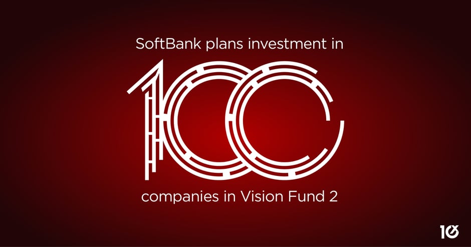 SoftBank plans to invest in 100 new companies with Vision Fund 2