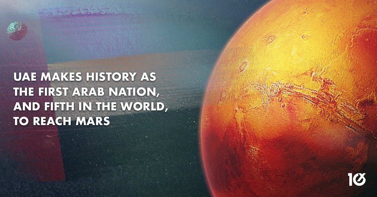 UAE makes history as the first Arab nation, and fifth in the world, to