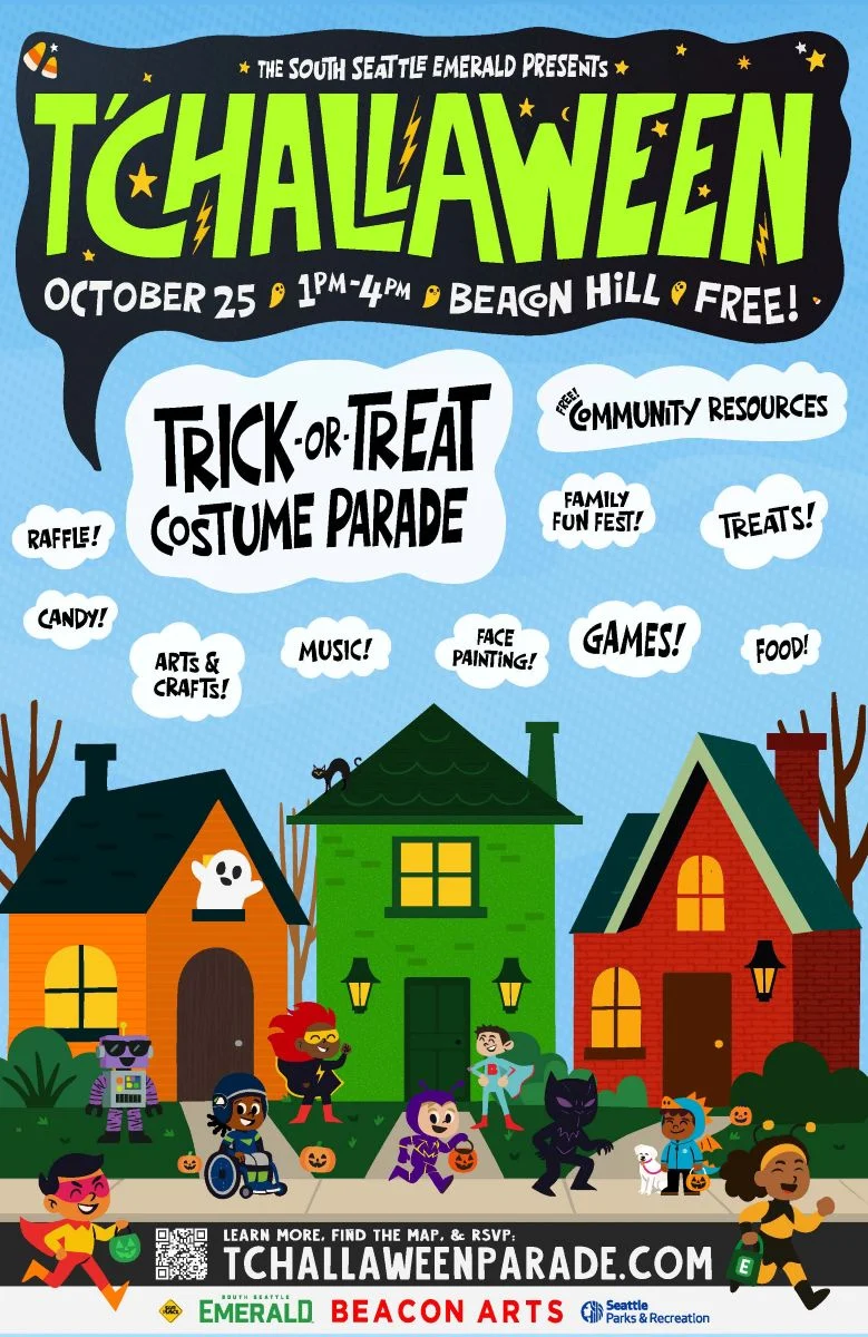 T'Challaween 2025 Poster - South Seattle Emerald