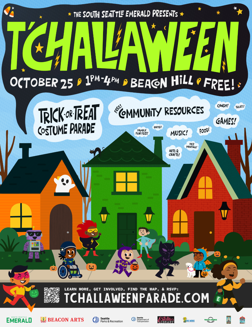 T'Challaween 2025 Poster - South Seattle Emerald