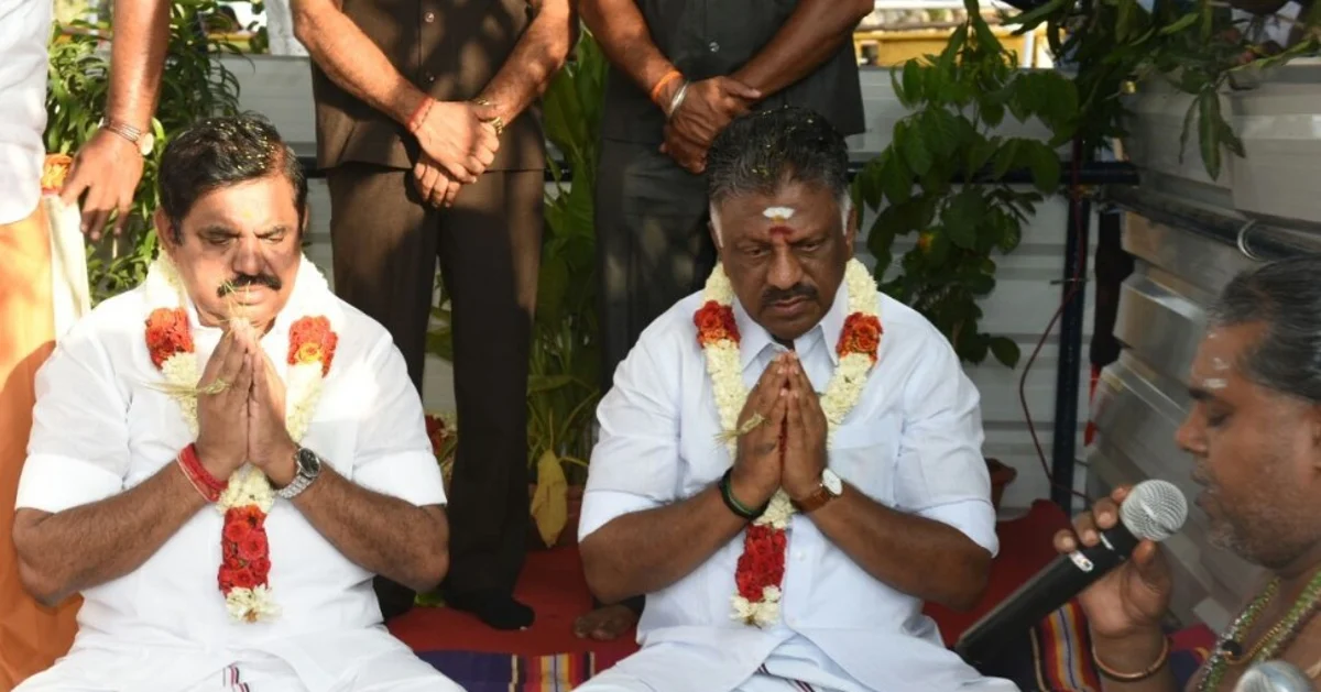 Dmk Objects To Hindu Ceremony As Foundation Stone Is Laid For Huge Jayalalithaa Memorial