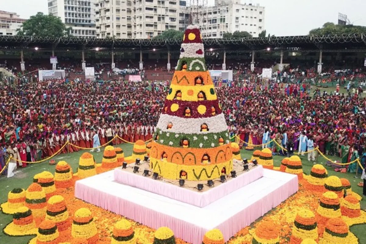 Bathukamma When Telangana Transforms Into A Valley Of Flowers