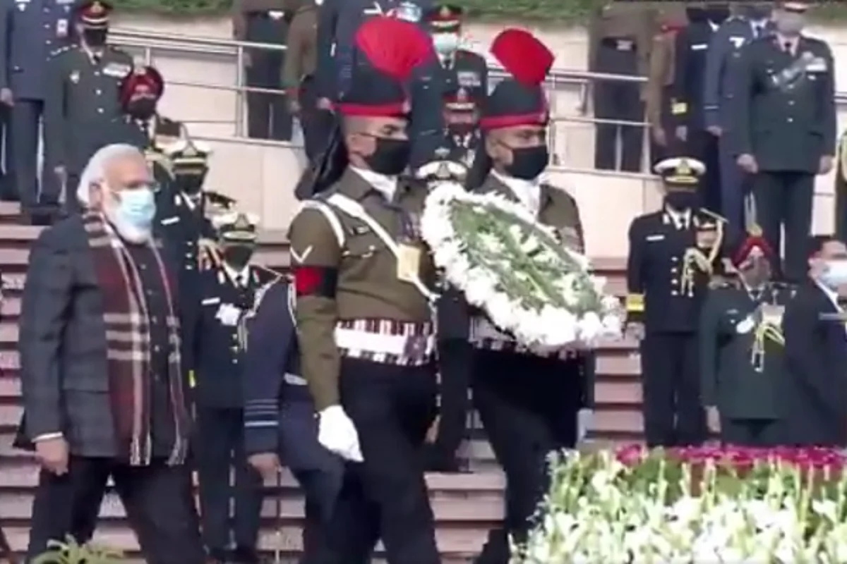 PM Pays Tribute To Soldiers On 50th Anniversary Of 1971 India-Pakistan War 3 swarajya%2F2020 12%2Fb644905c d7a6 43d9 96ac 043155735b8f%2FPM Modi at National War Memorial