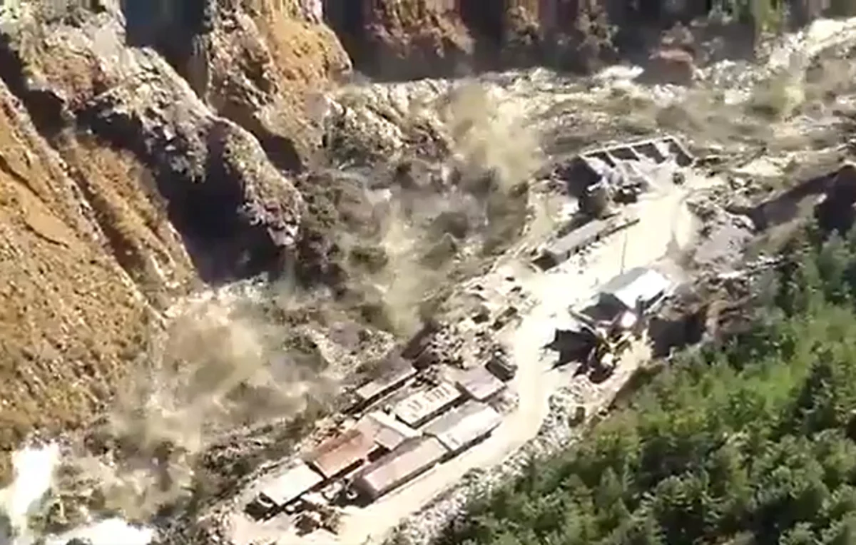 Broken Glacier Causes Flooding. Heavy Damage To Rishi Ganga Tapovan Hydro Power Project In Chamoli, Uttarakhand 3 swarajya%2F2021 02%2Fd3a5cb91 ae7b 4fd2 b8ca 179e69a9ed02%2Fchamoli