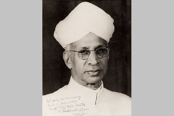 Dr radhakrishnan eminent philosopher of the past today