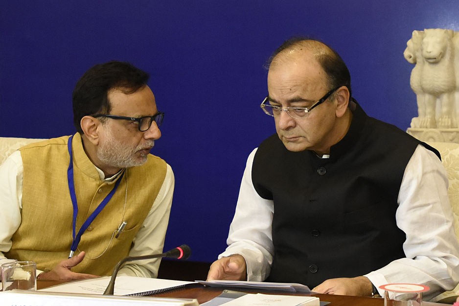 Image result for hasmukh adhia and arun jaitley