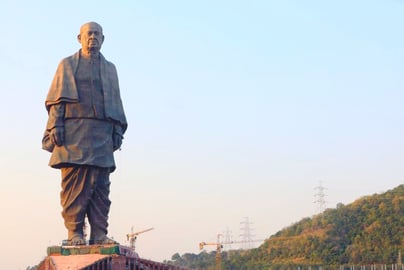Was The Statue Of Unity Really Made In China Here Are The Facts The monument along with its surroundings. was the statue of unity really made in