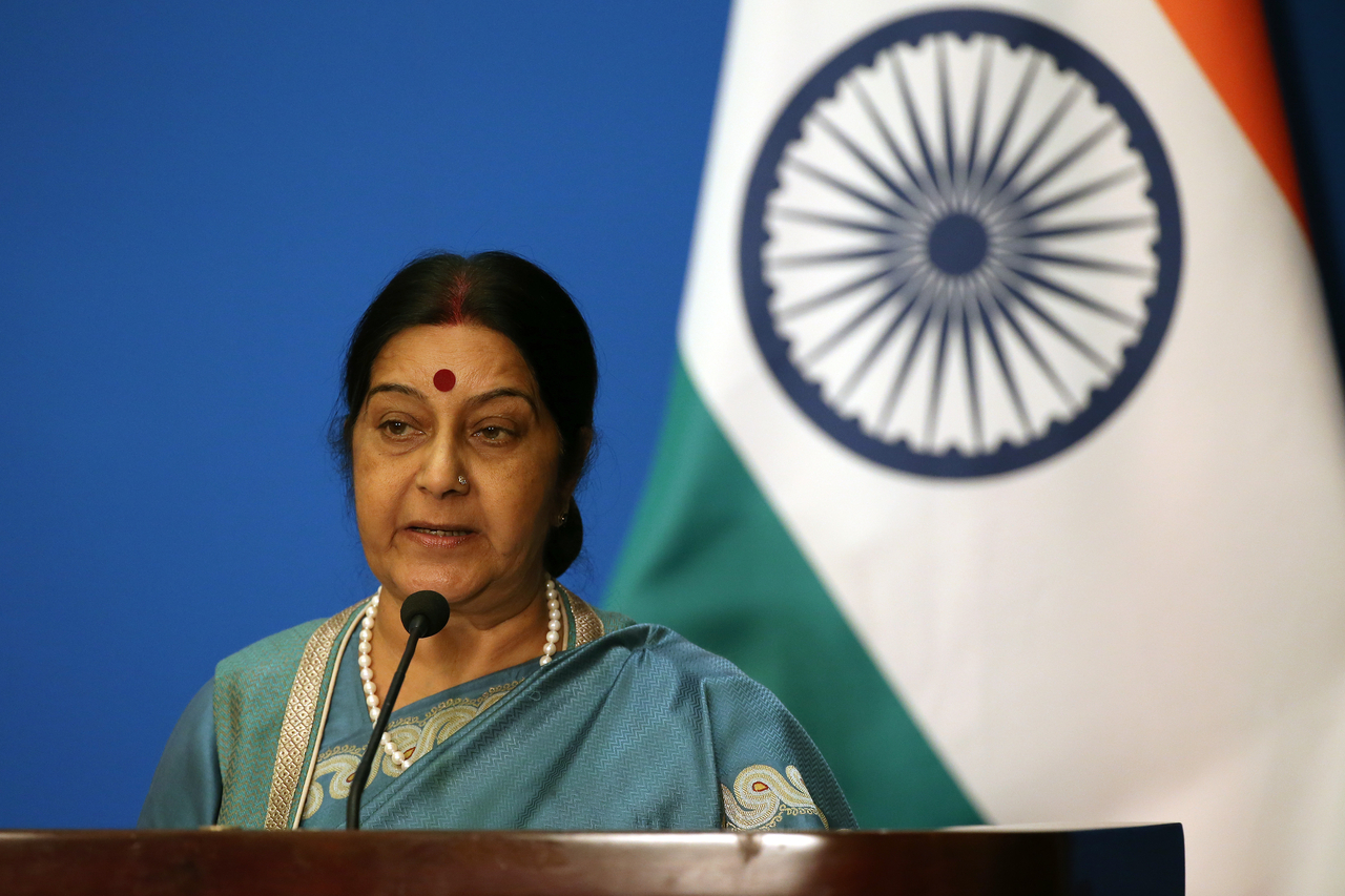 Foreign Minister Sushma Swaraj. (Wu Hong-Pool/GettyImages) 