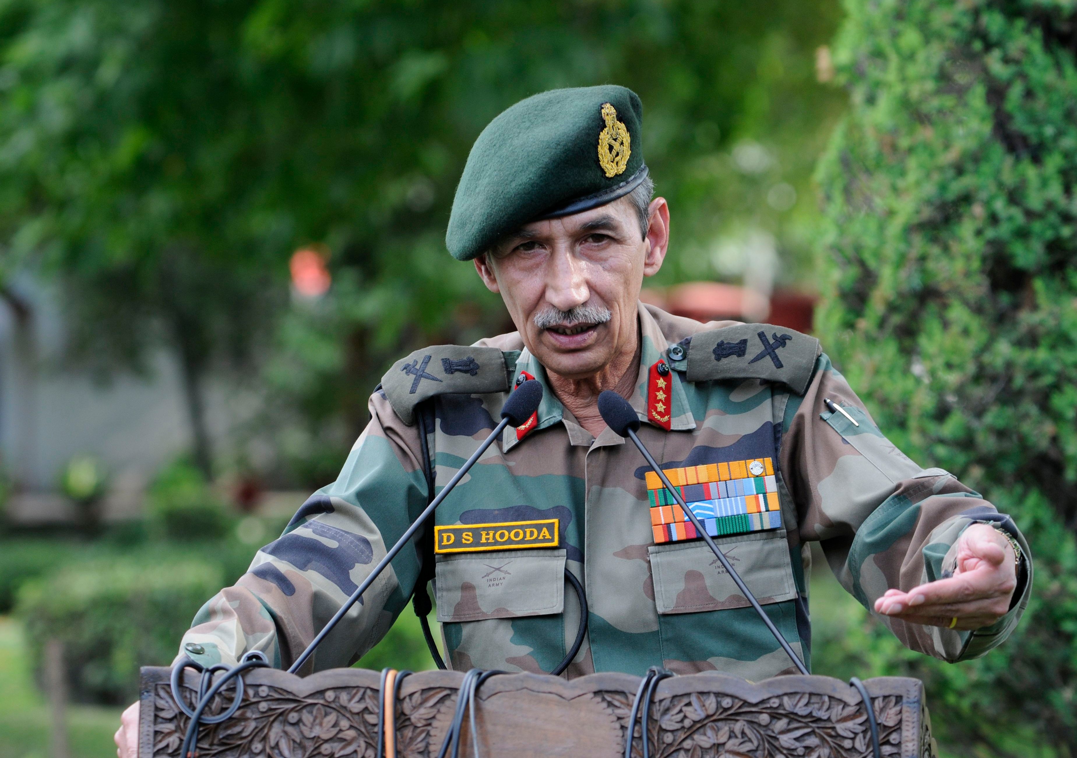 Surgical Strike Hero Lt Gen Hooda Who Prepared Congressâ Security Doctrine Denies Recommending AFSPA Abolition