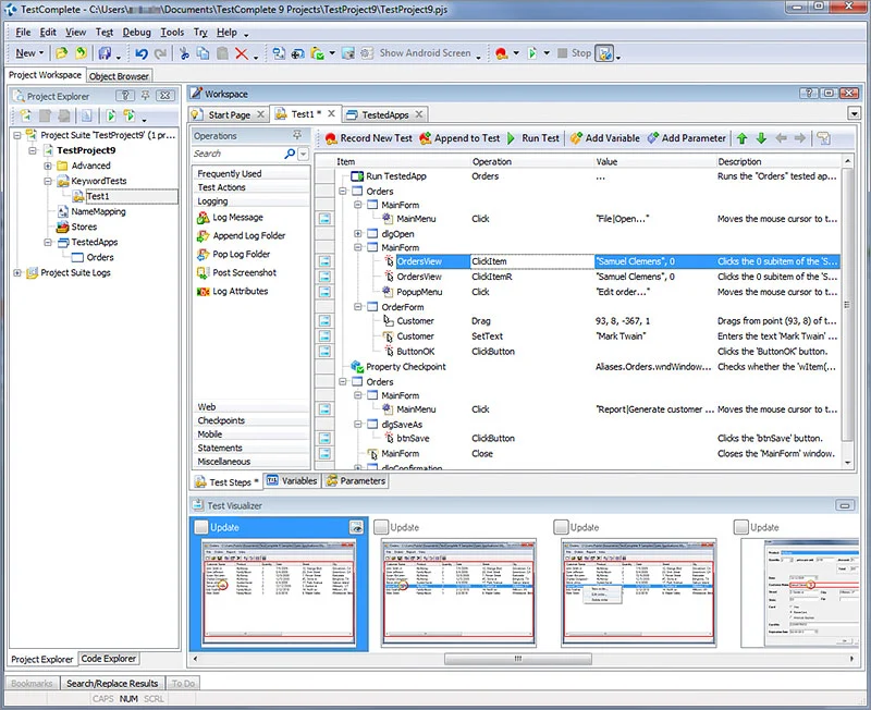 instacal testing software