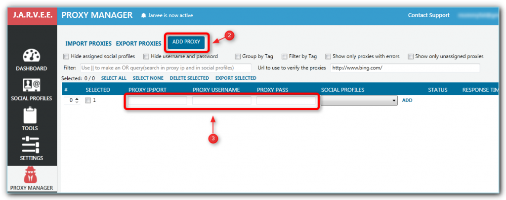 Multiple Proxy Manager