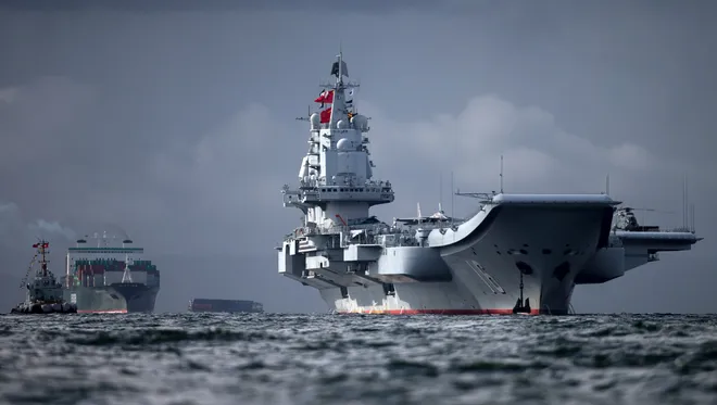 Chinese Carrier Group Sails Through Japanese Contiguous Waters 