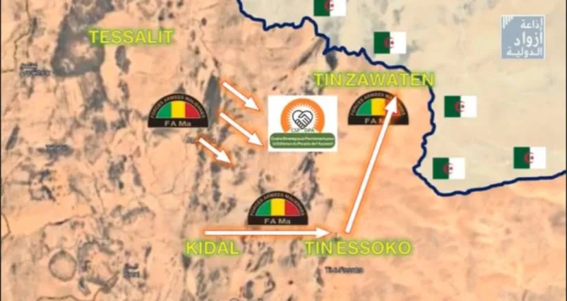 Russo-Malian Convoy Faces Difficulties en Route to Tinzaouaten 