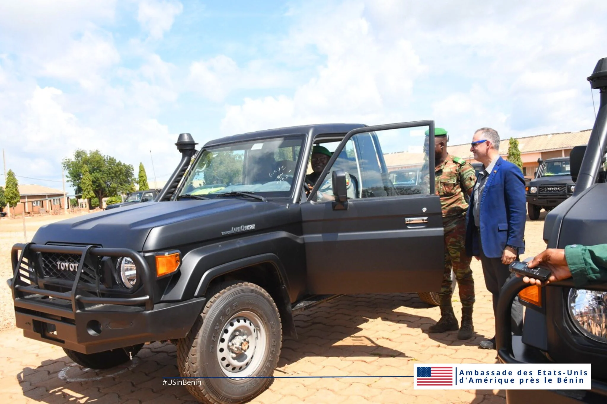 US Continues to Court Benin Through Equipment Donations 