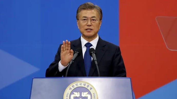 President Moon Jae-In of South Korea Voices Concern Of A ‘New Cold War’