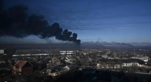 Clashes Continue in Hostomel, Ukraine